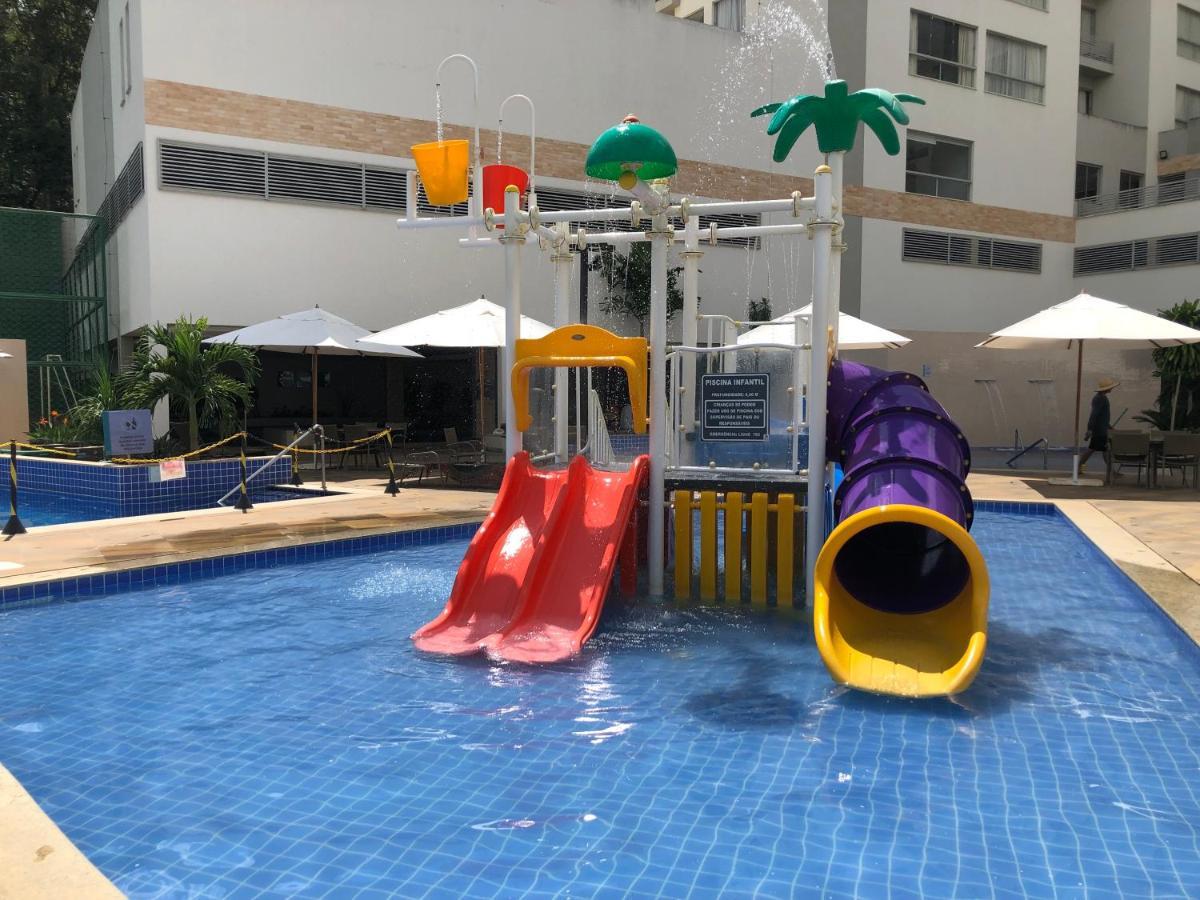 Park Veredas Do Rio Quente Flat 518 - Com Acesso Ao Rio Buitenkant foto