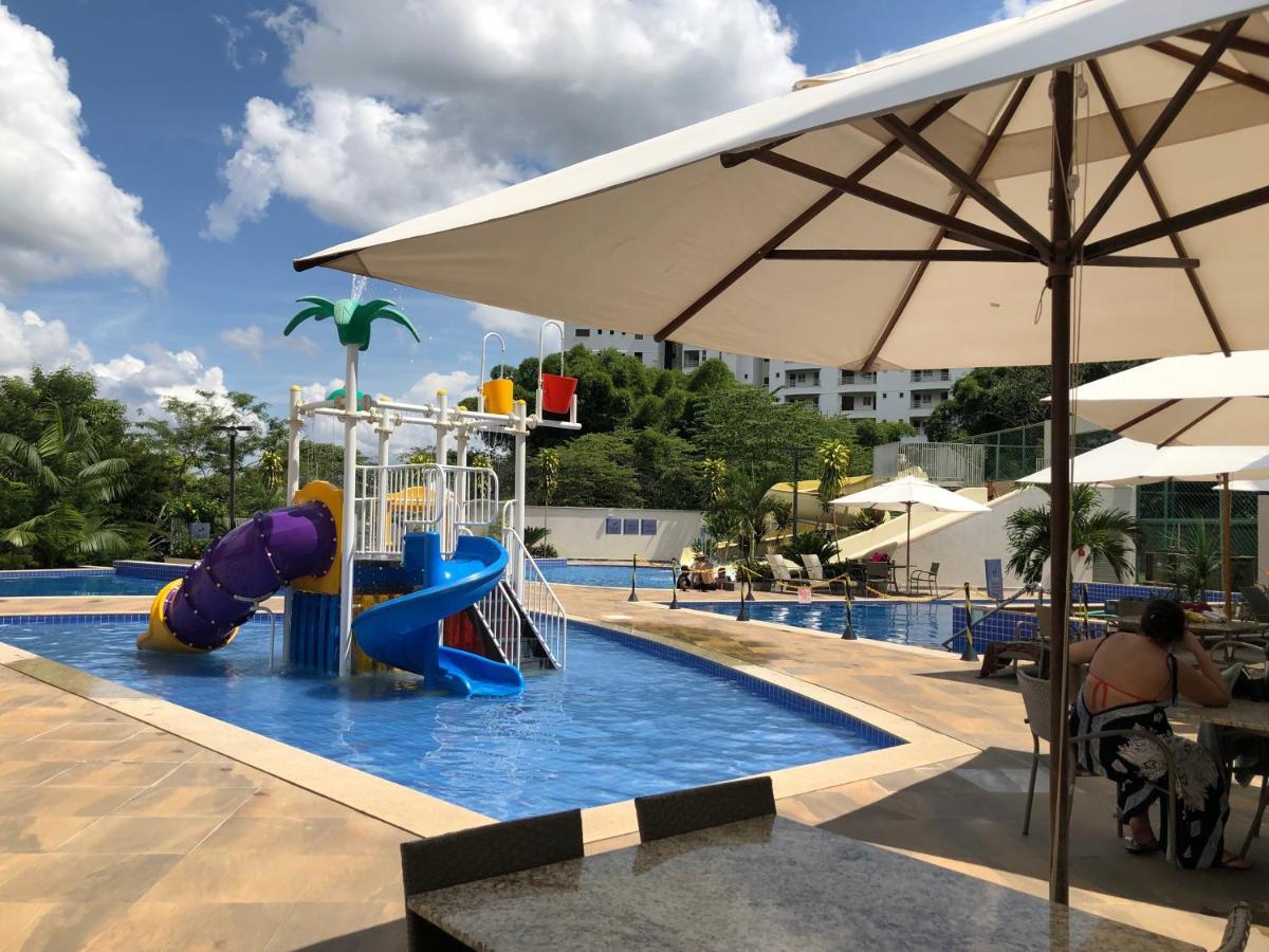 Park Veredas Do Rio Quente Flat 518 - Com Acesso Ao Rio Buitenkant foto