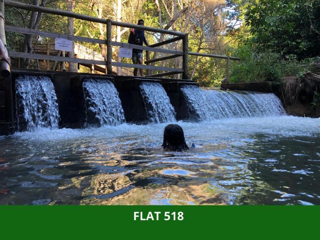 Park Veredas Do Rio Quente Flat 518 - Com Acesso Ao Rio Buitenkant foto
